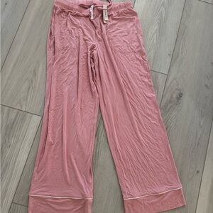 Soma Cool Nights Blush Pink Wide-Leg Pajama Pants